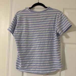 Blue & White Striped T-Shirt